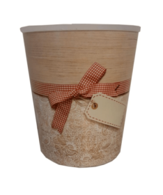 Manchon décoratif MDF 19 motif '2'